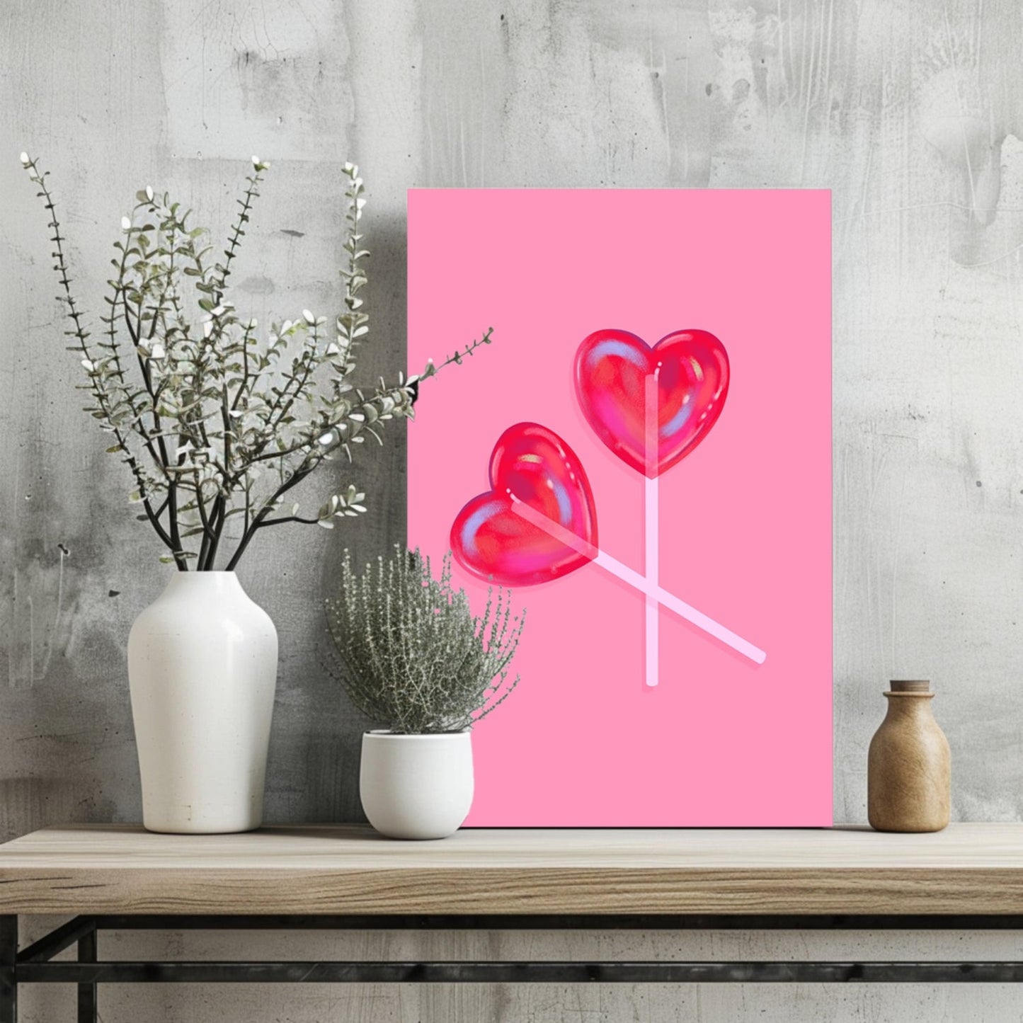 Lollipops Metal Wall Art