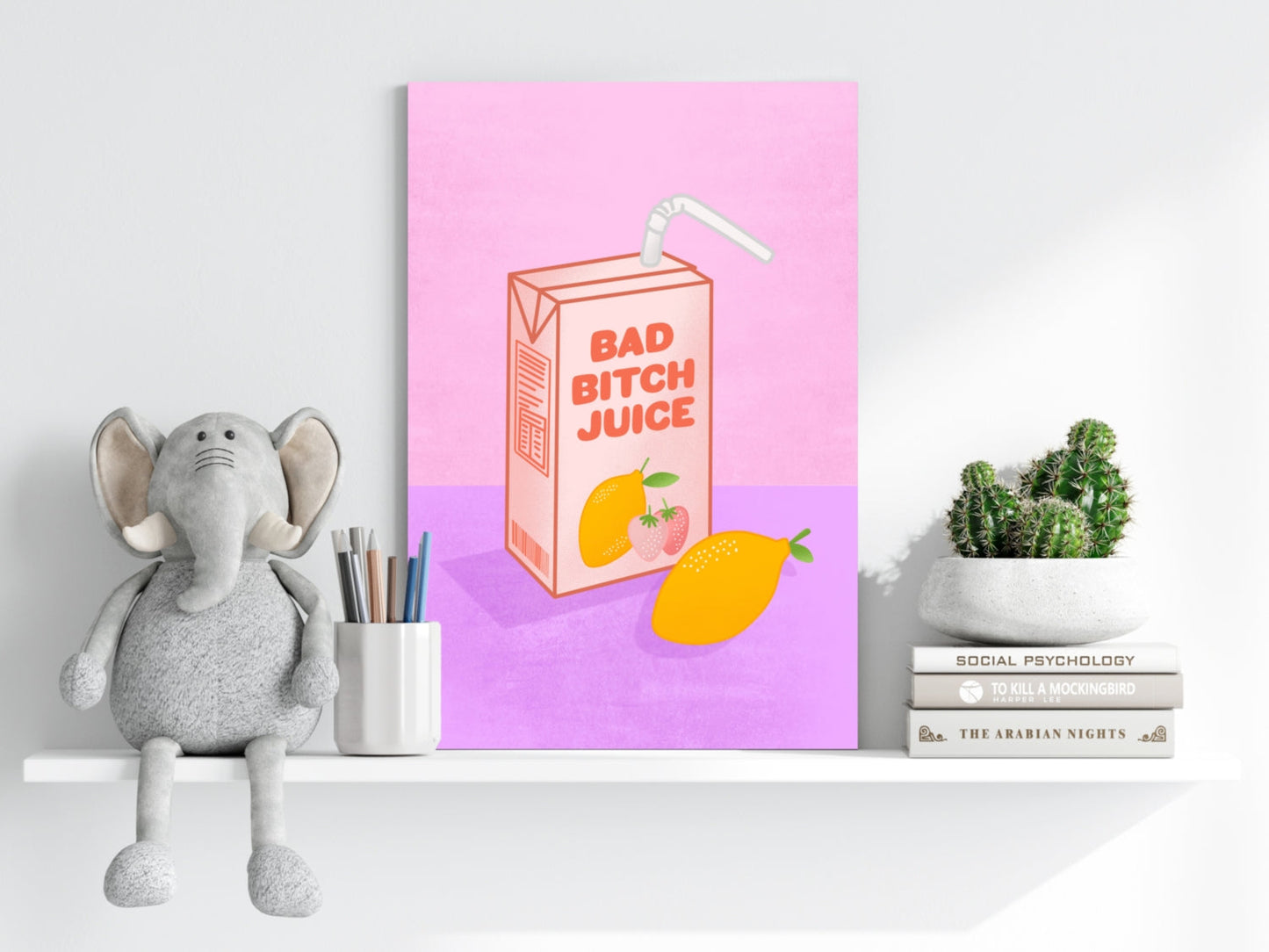 Bad Juice Aluminum Wall Art