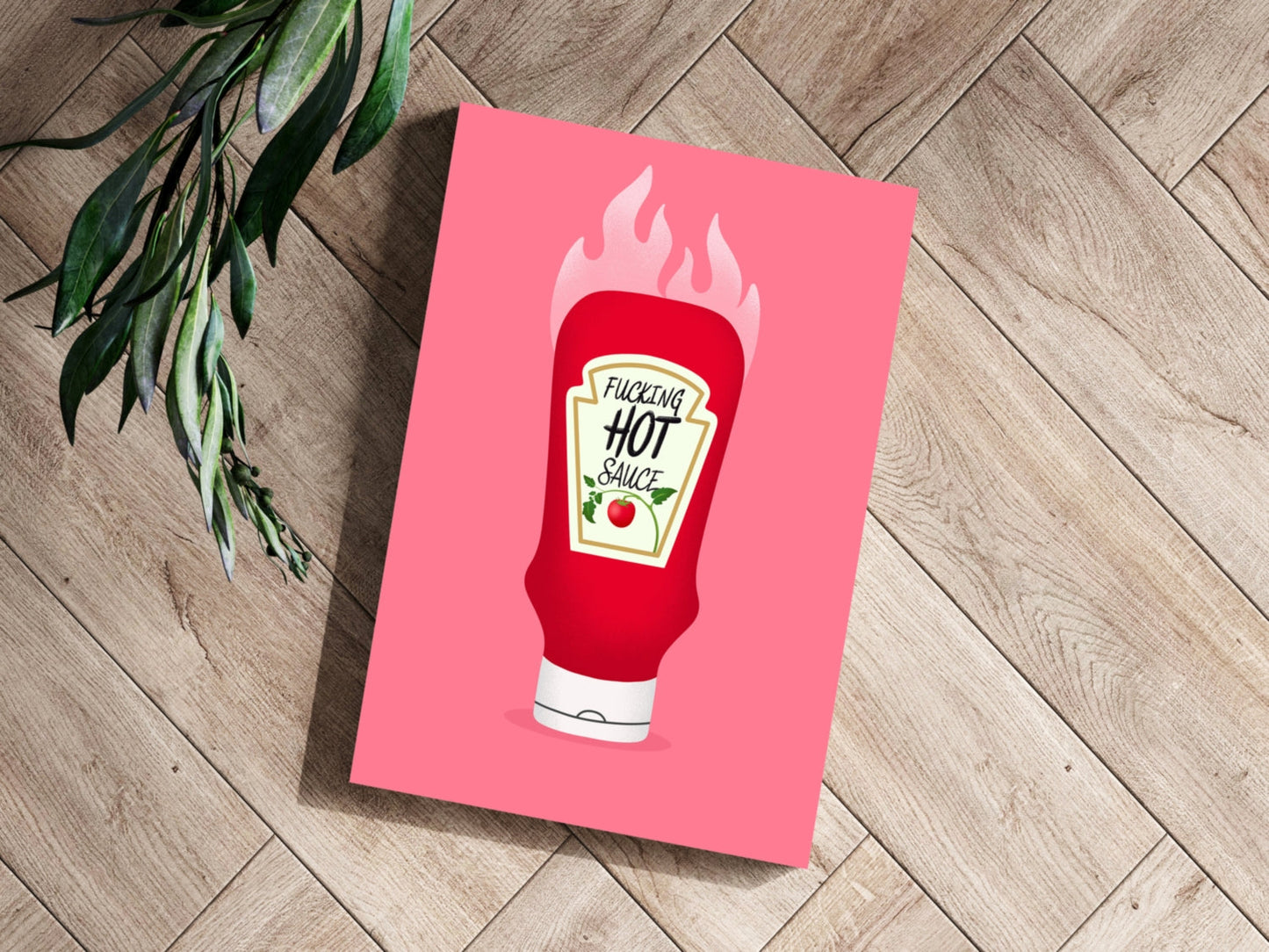Hot Ketchup Metal Wall Art