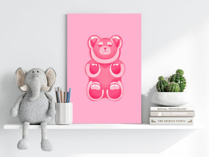 Teddy Bear Metal Wall Art