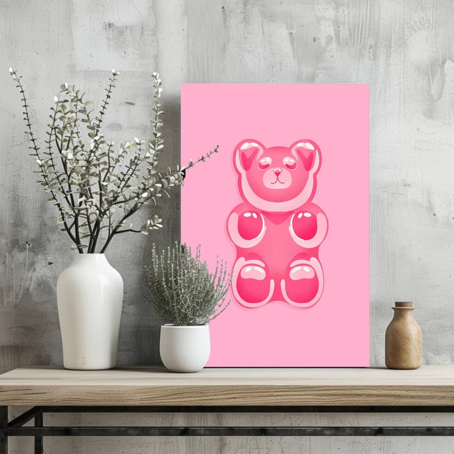 Teddy Bear Metal Wall Art