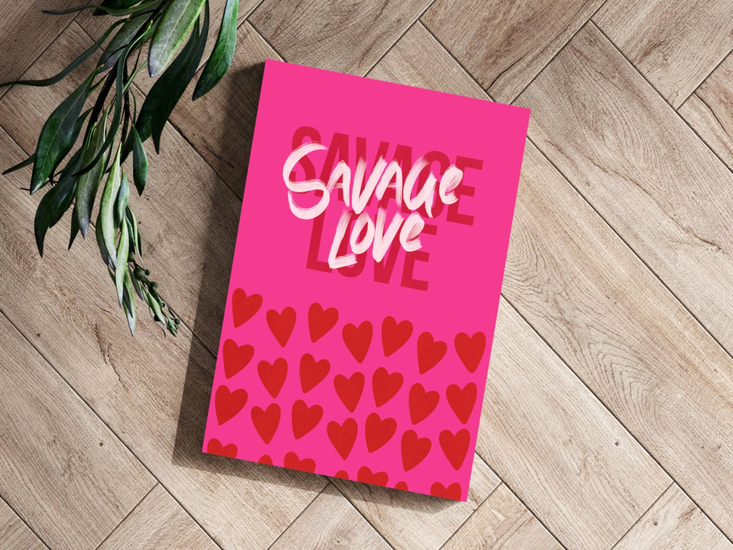 Savage Love Metal Wall Art