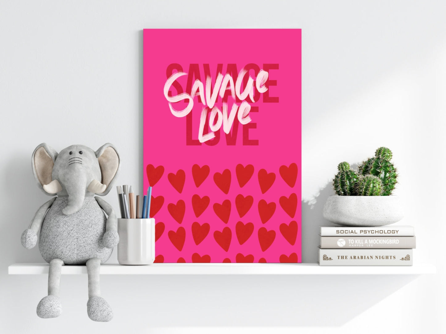 Savage Love Metal Wall Art