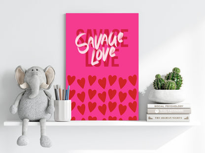 Savage Love Metal Wall Art