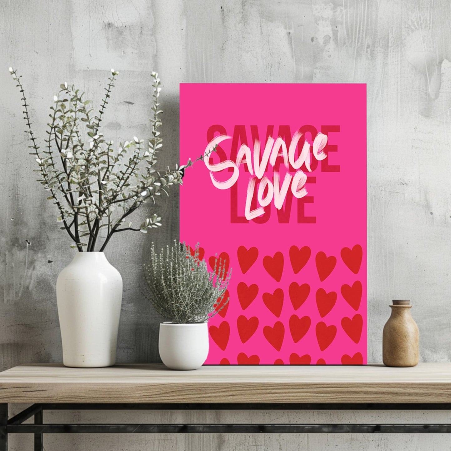 Savage Love Metal Wall Art