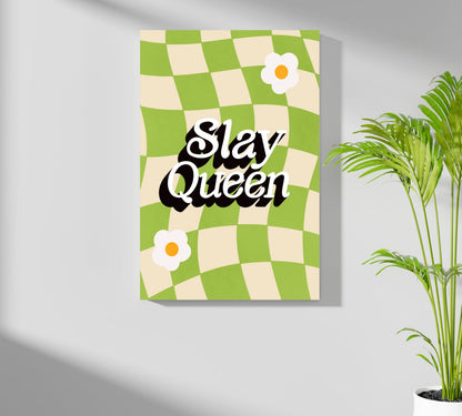 Slay Queen Metal Wall Art