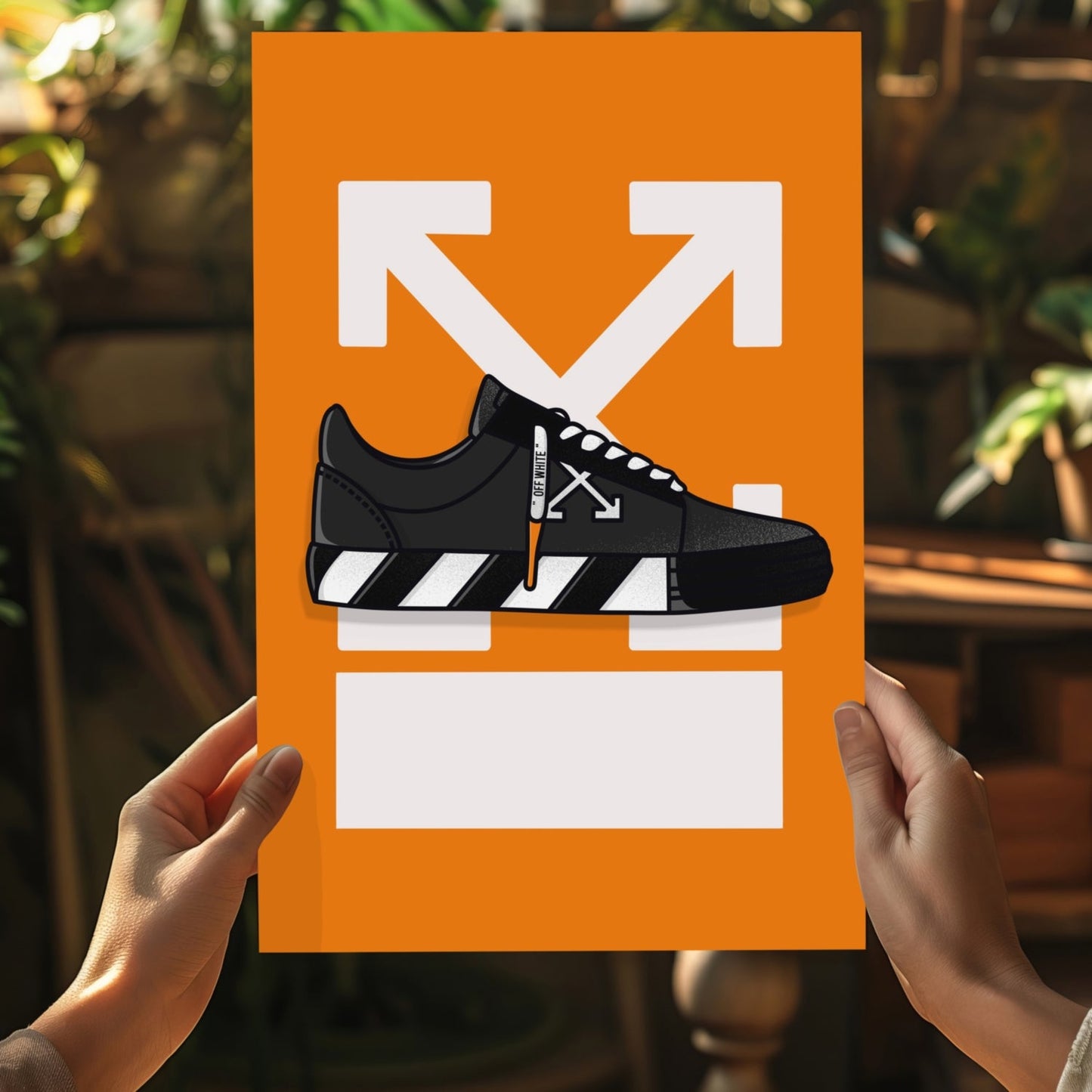 Sneakers Metal Wall Art