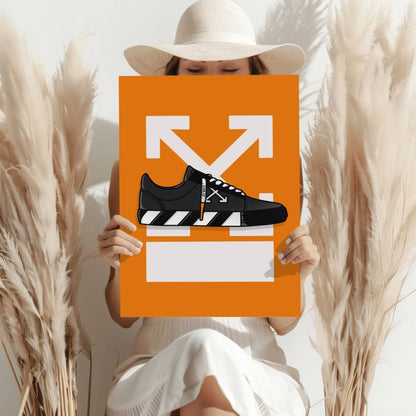 Sneakers Metal Wall Art