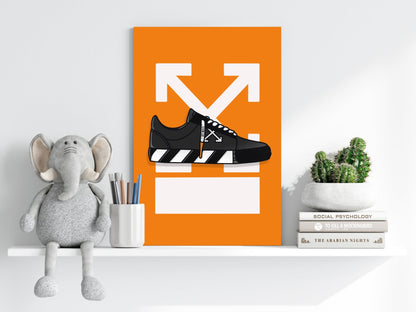 Sneakers Metal Wall Art