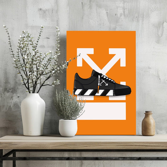 Sneakers Metal Wall Art