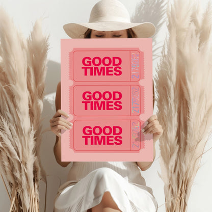 Good Times Retro Metal Wall Art