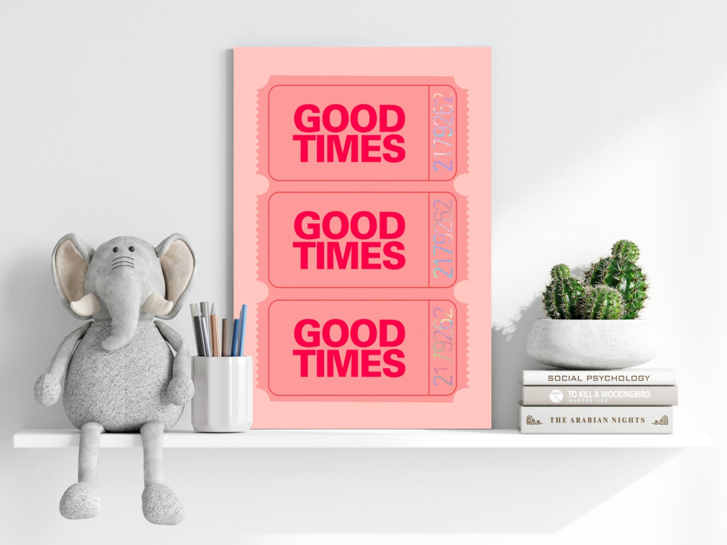 Good Times Retro Metal Wall Art