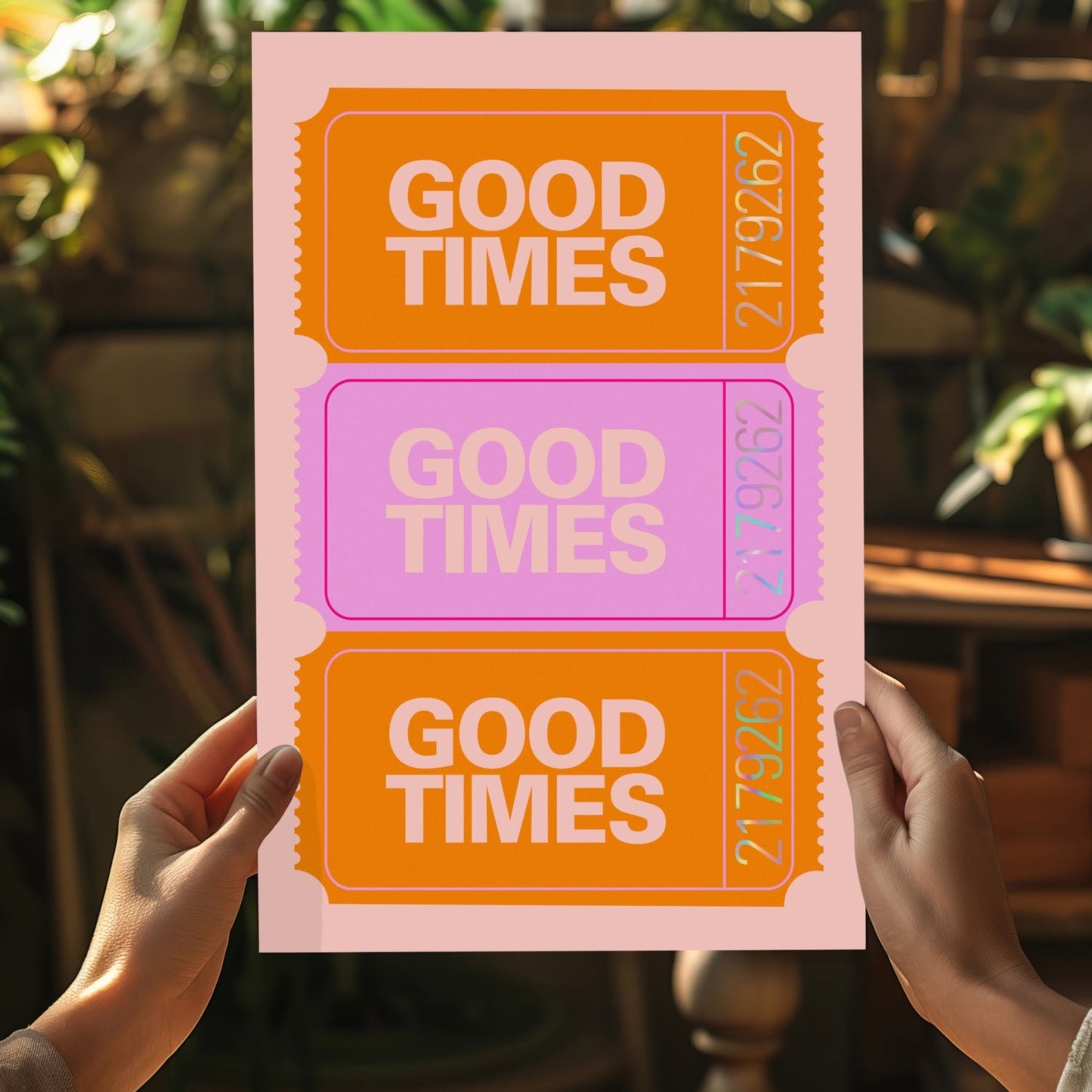 Good Times Retro Metal Wall Art