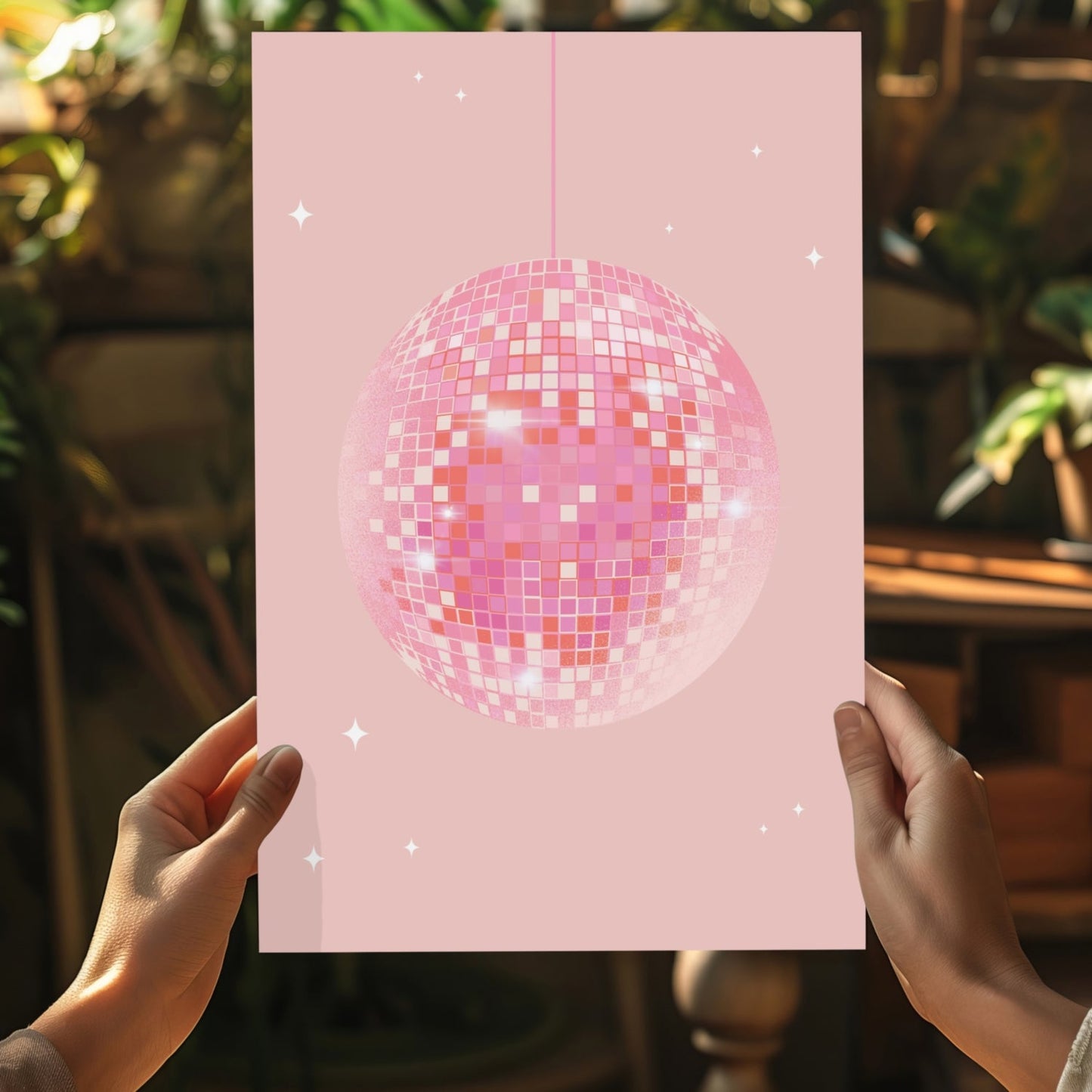 Disco Ball Metal Wall Art