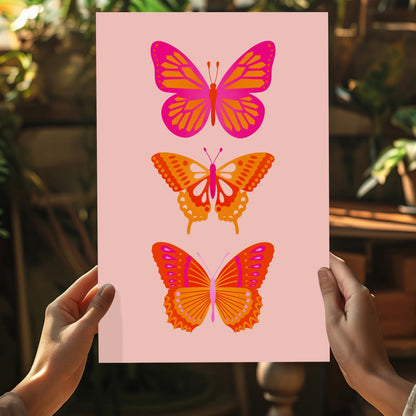 Butterflies Metal Wall Art