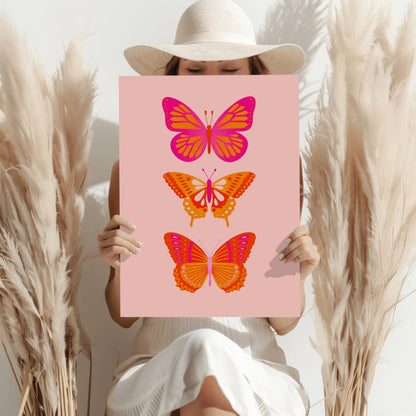 Butterflies Metal Wall Art