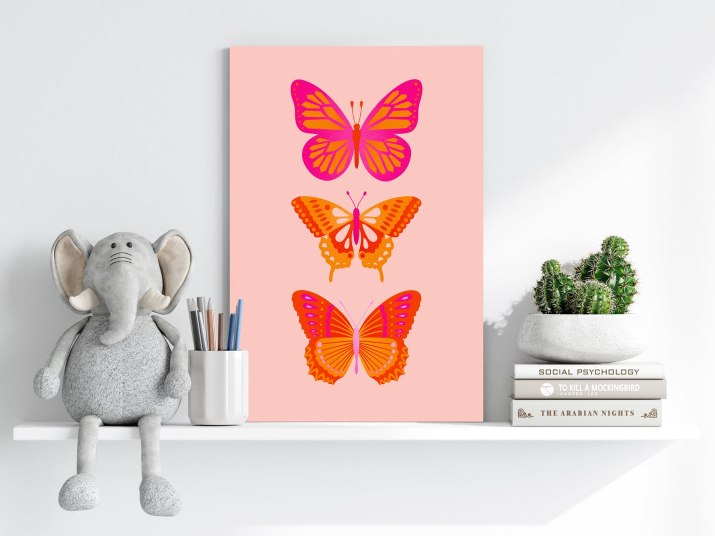 Butterflies Metal Wall Art