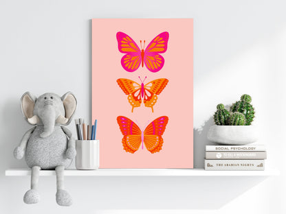Butterflies Metal Wall Art