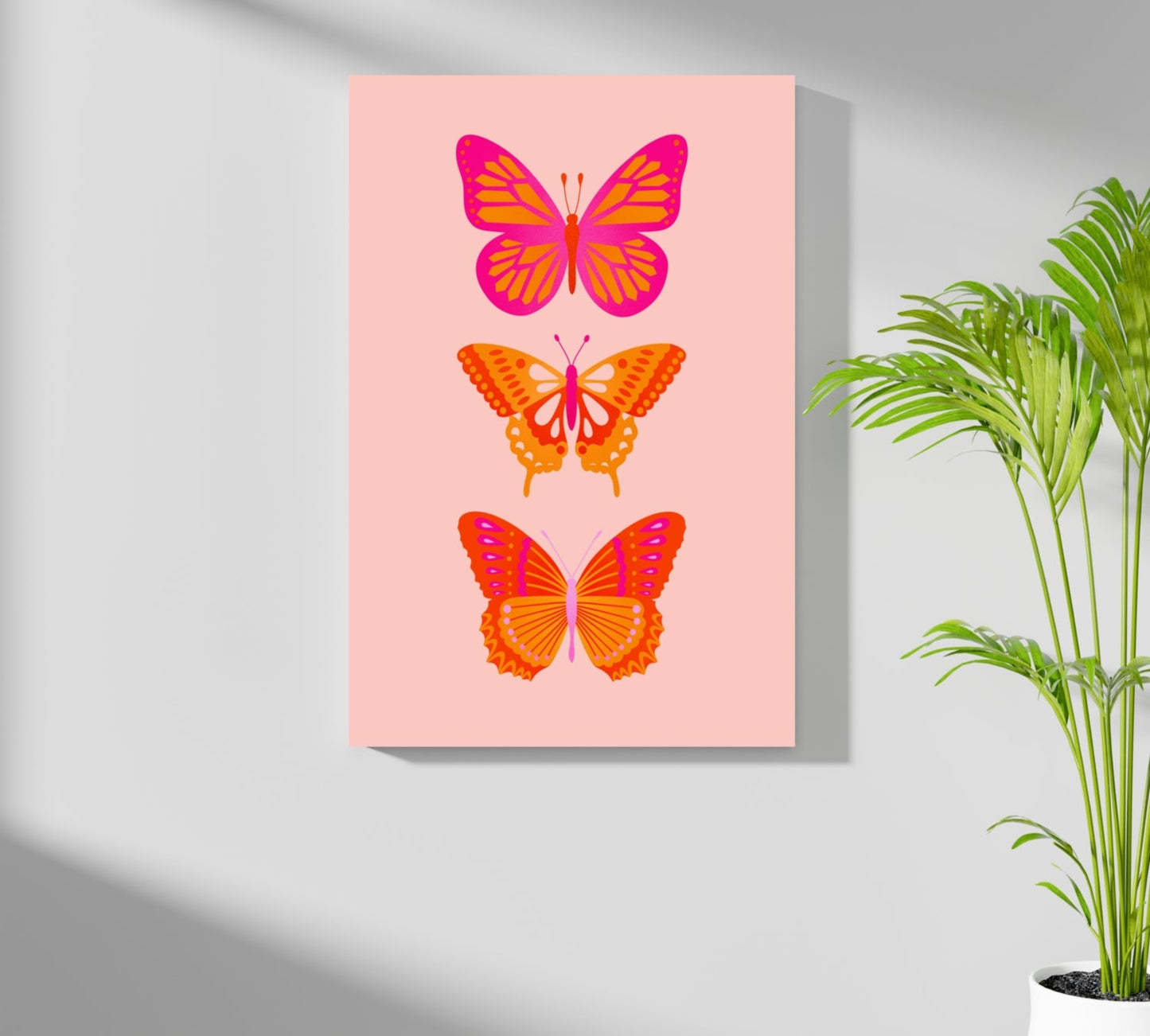Butterflies Metal Wall Art