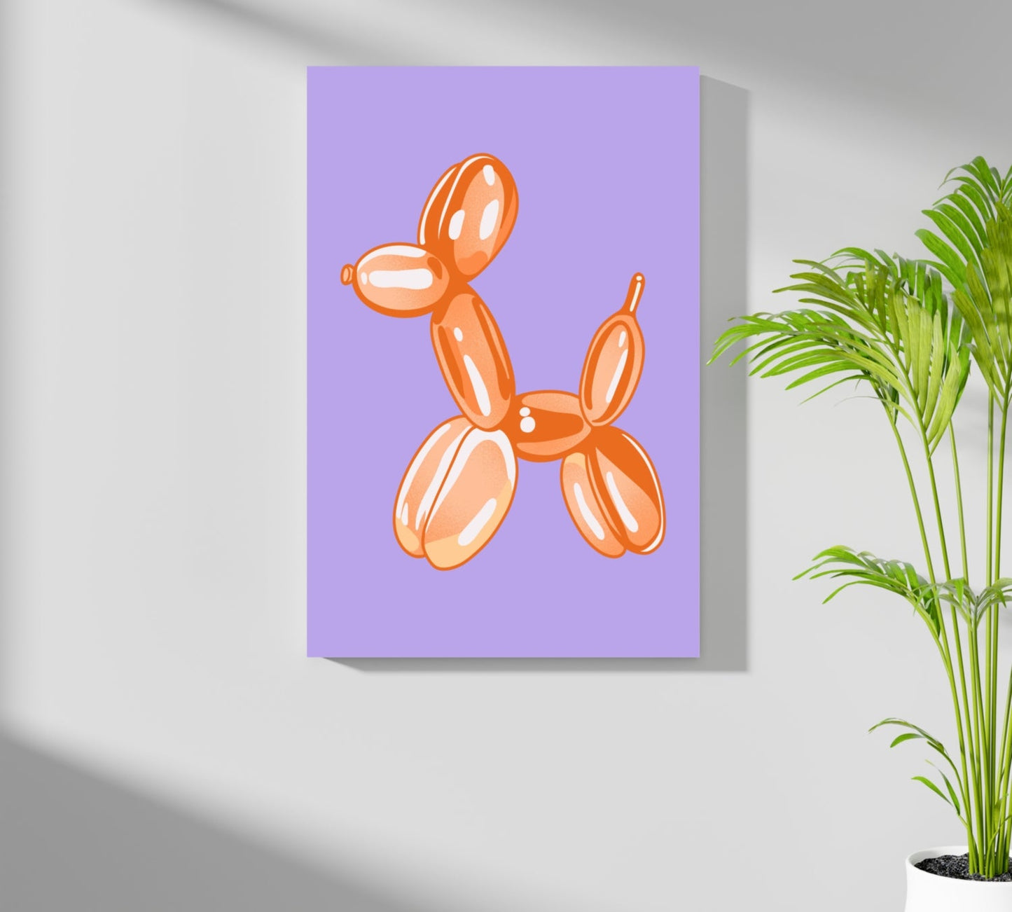 Balloon Dog Aluminum Print Wall Art