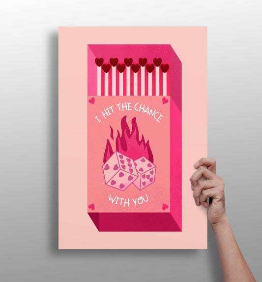 Matches metal wall art aluminum print