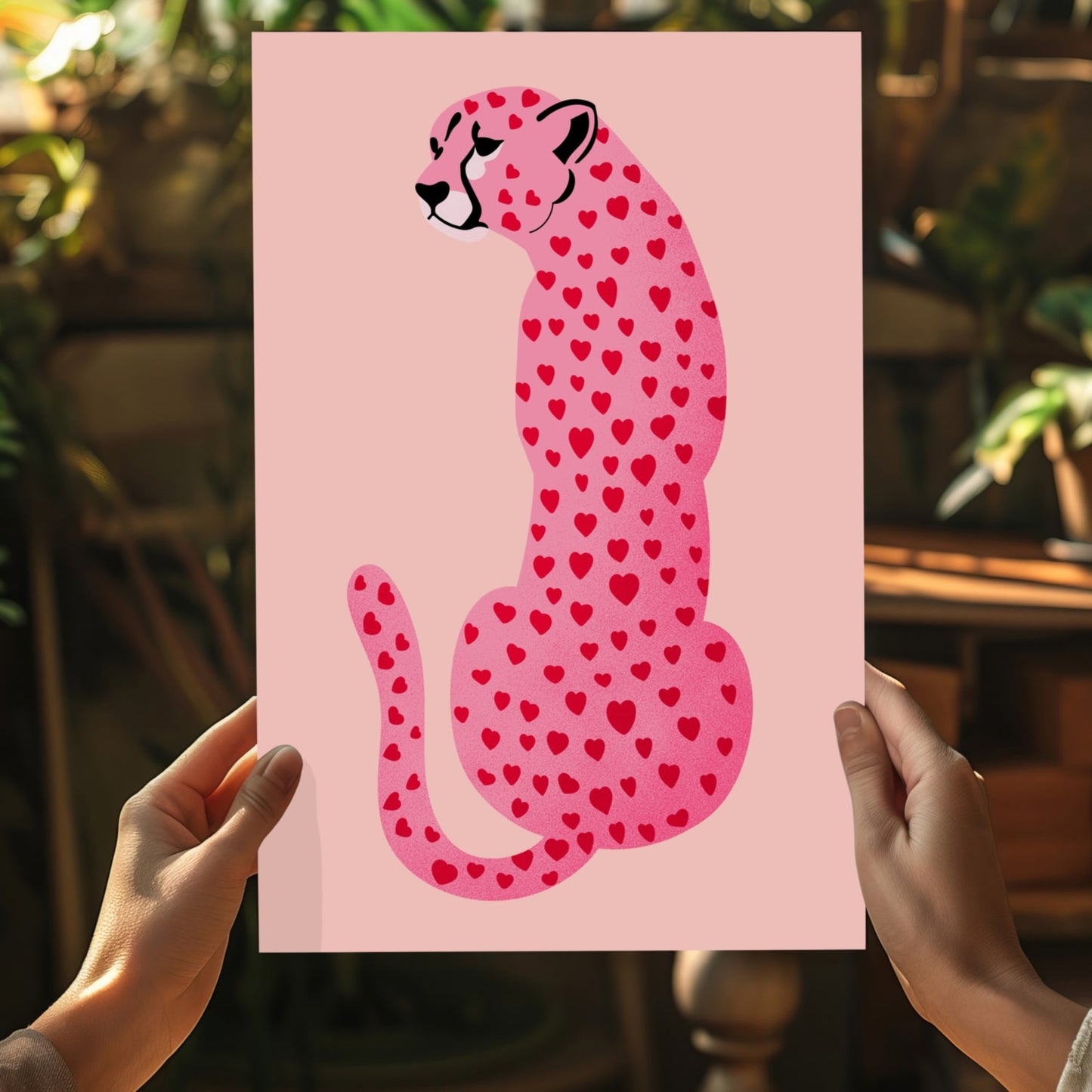 Cheetah Metal Wall Art