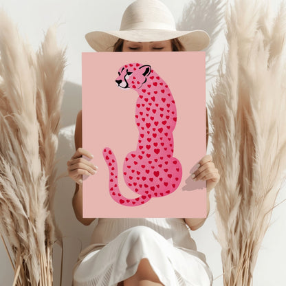 Cheetah Metal Wall Art