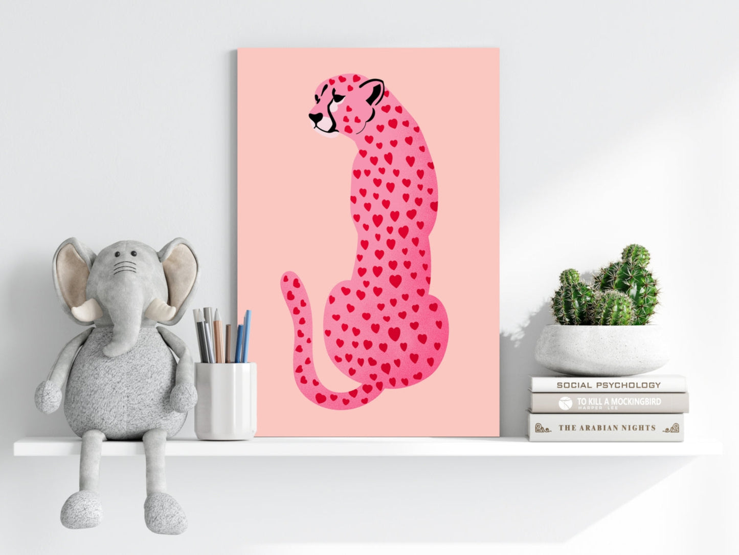 Cheetah Metal Wall Art