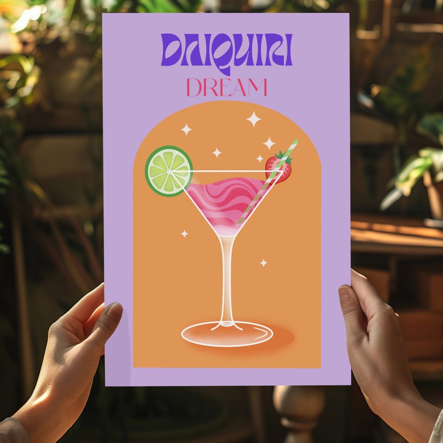Dream Cocktail Metal Wall Art