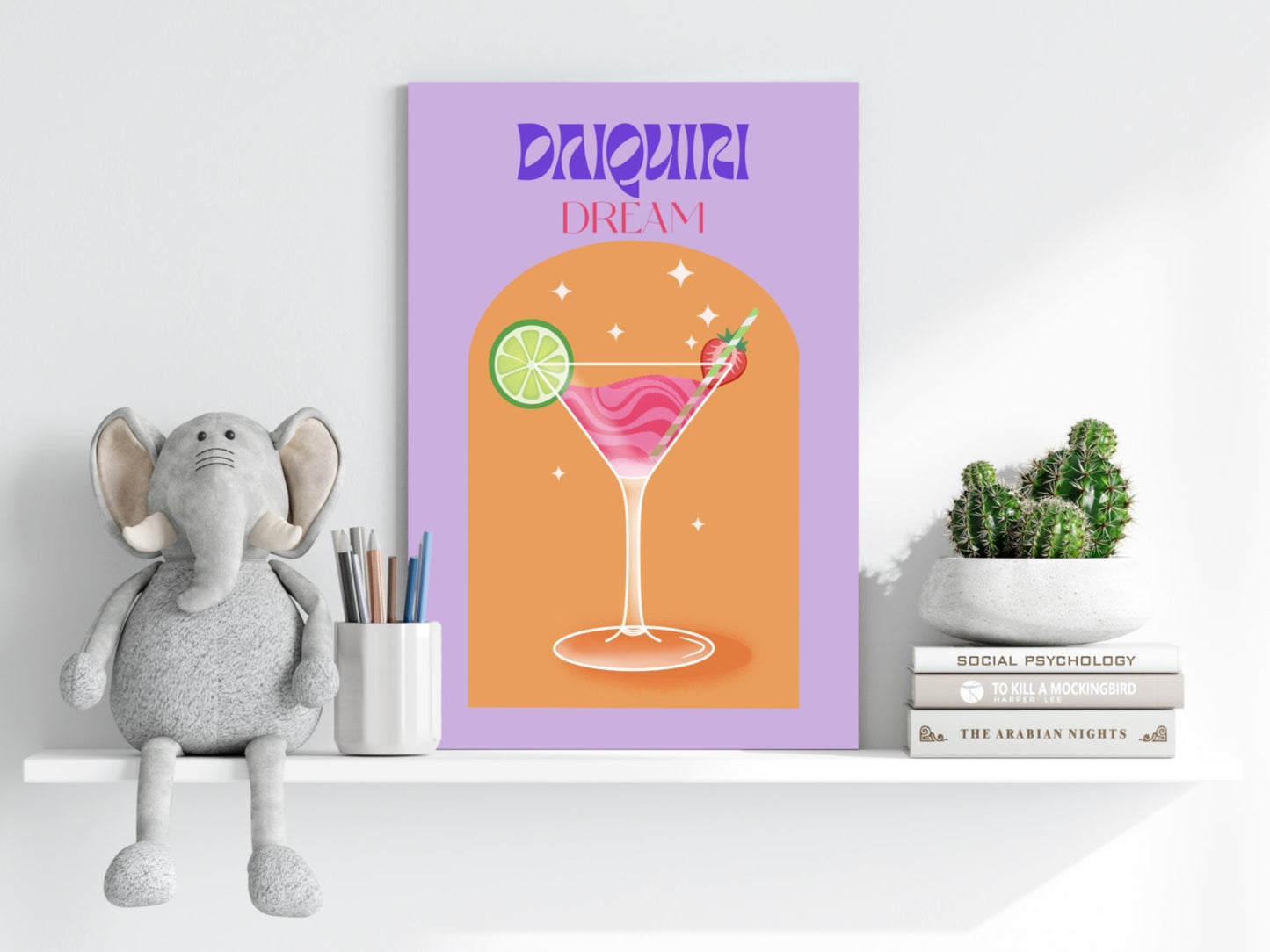 Dream Cocktail Metal Wall Art