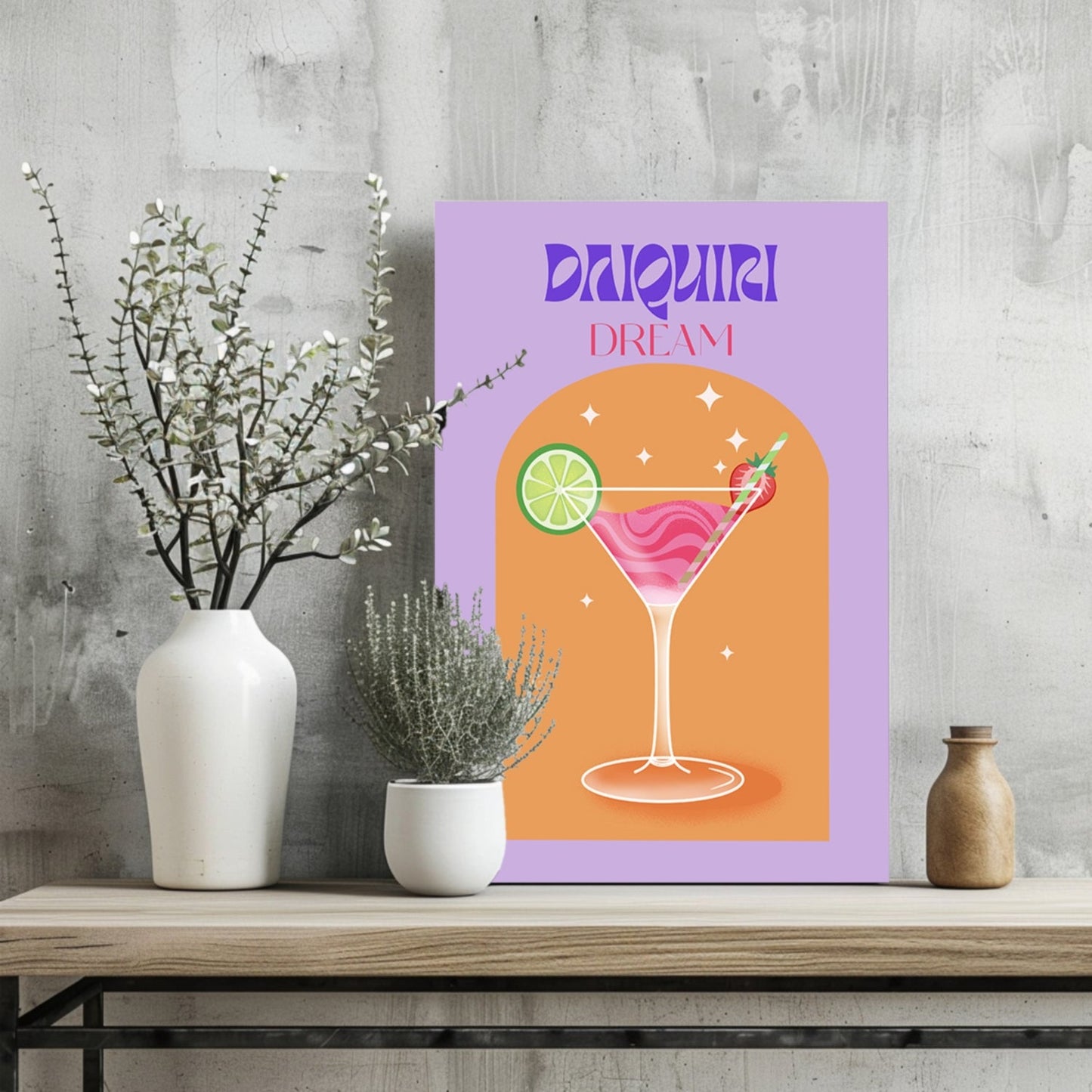 Dream Cocktail Metal Wall Art