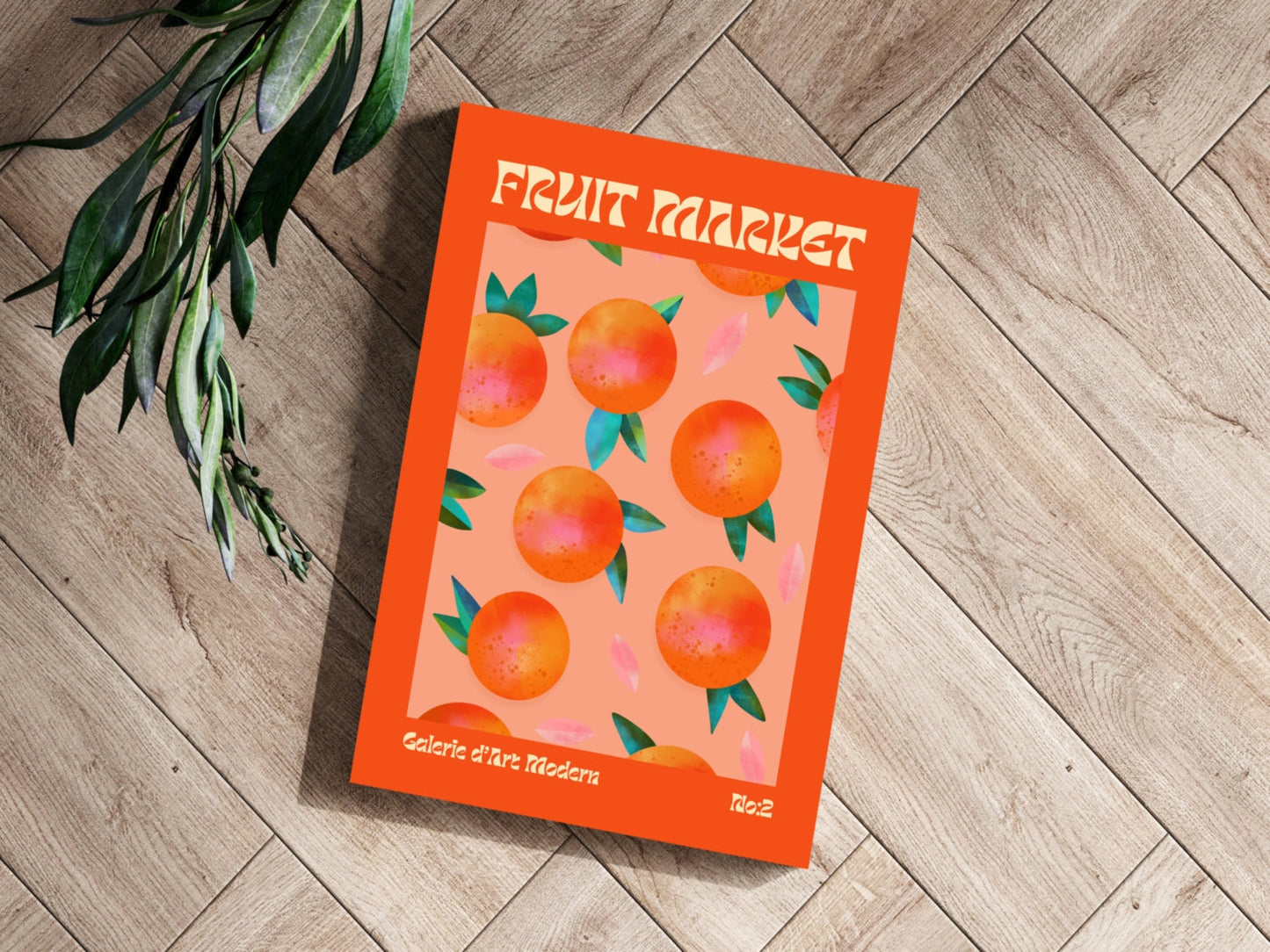 Oranges Metal Wall Art