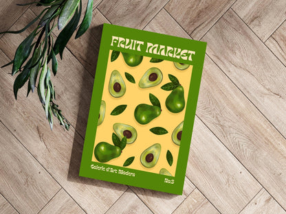 Avocados Metal Wall Art