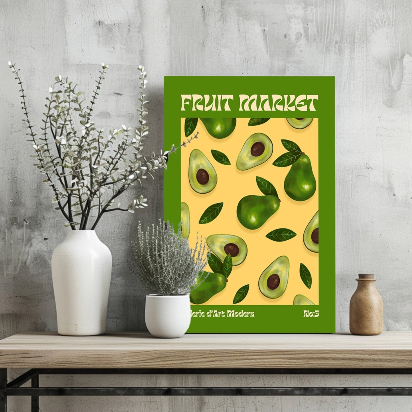 Avocados Metal Wall Art