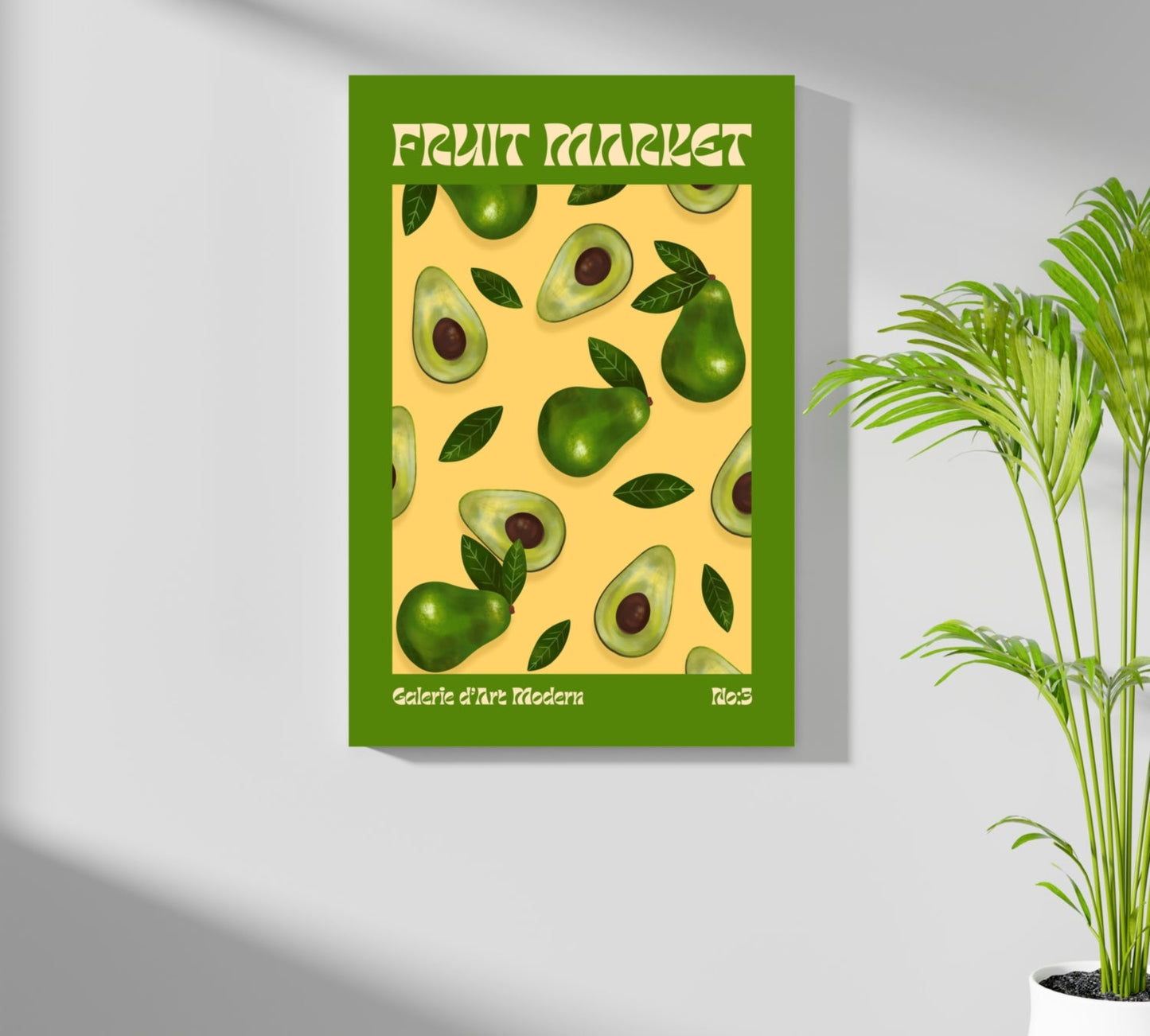 Avocados Metal Wall Art