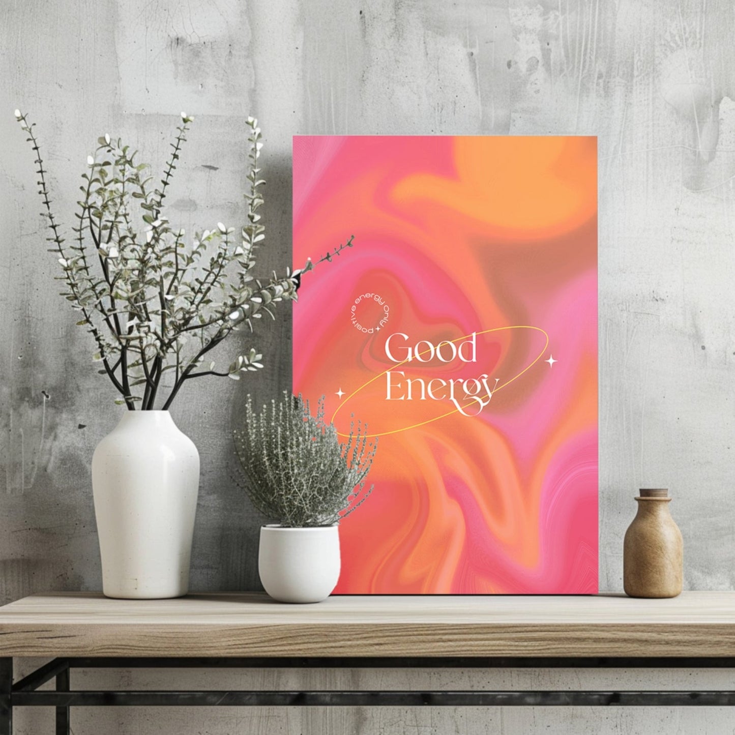 Good Energy Metal Wall Art