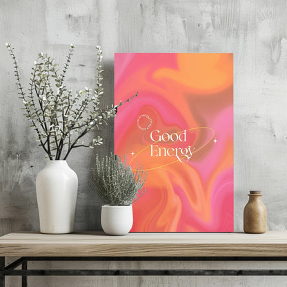 Good Energy Metal Wall Art