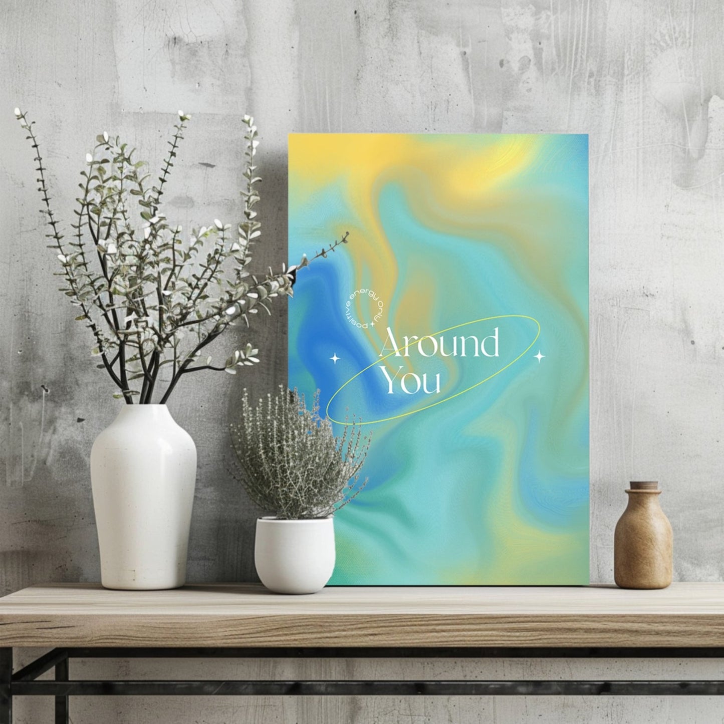 Around You Metal Wall Art