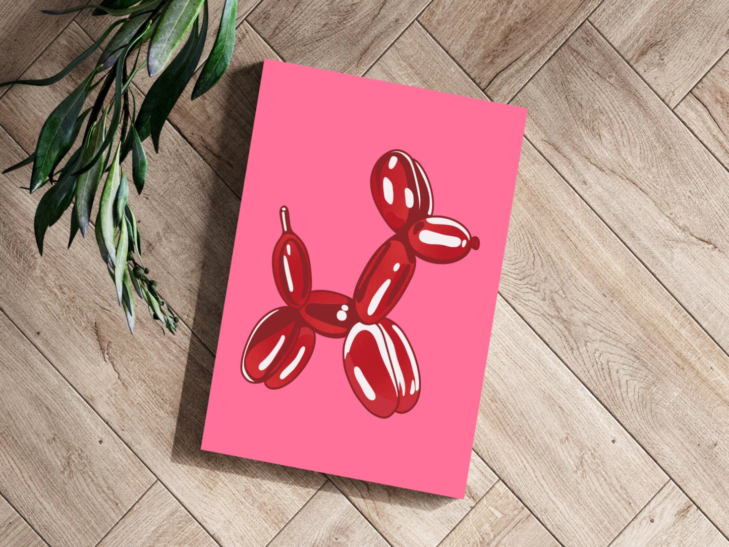 Balloon Dog Aluminum Print Wall Art