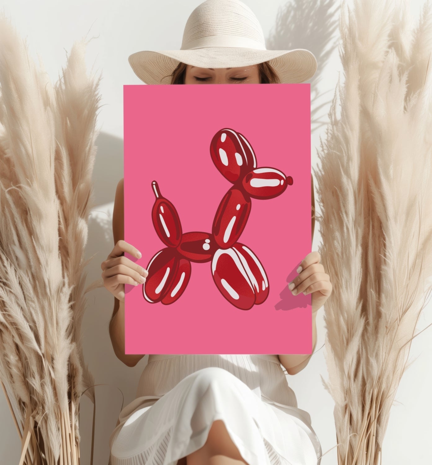 Balloon Dog Aluminum Print Wall Art