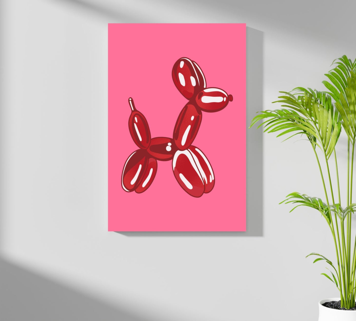 Balloon Dog Aluminum Print Wall Art