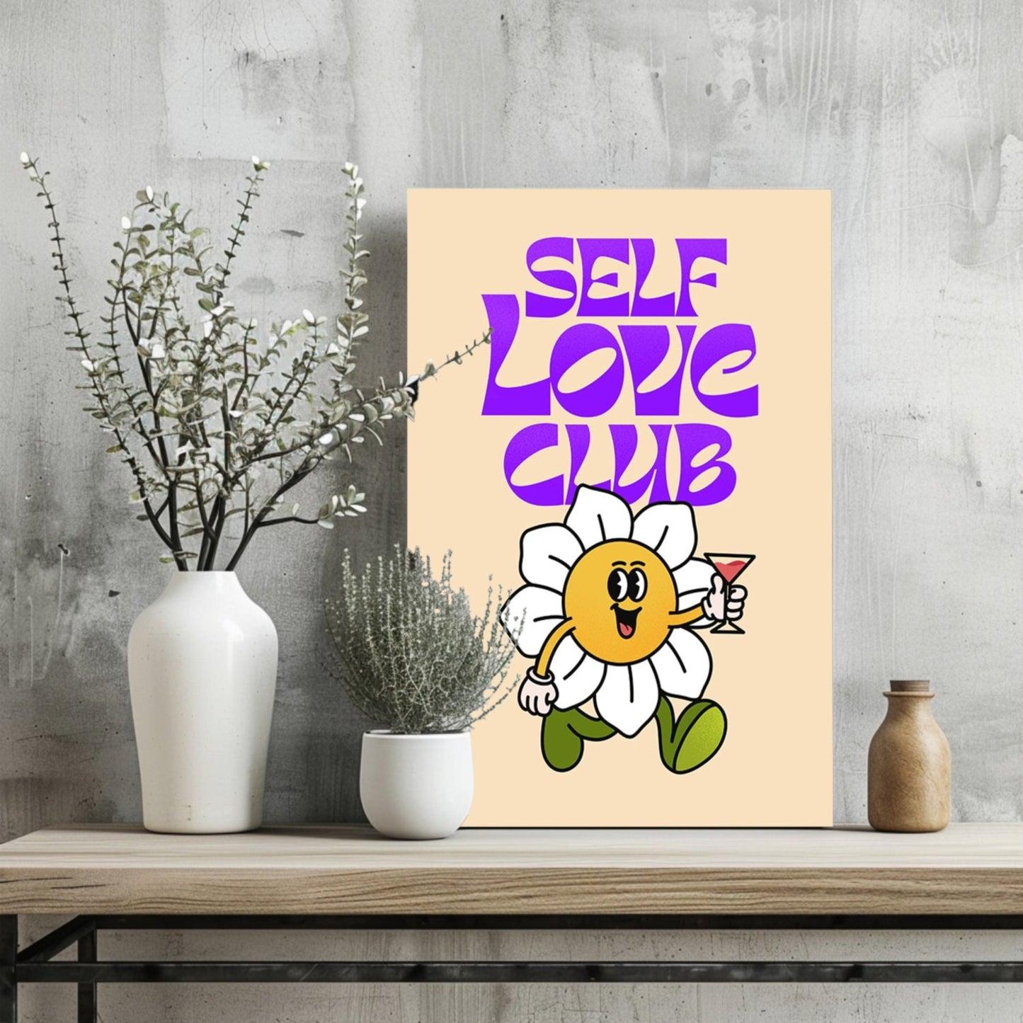 Self Love Metal Wall Art