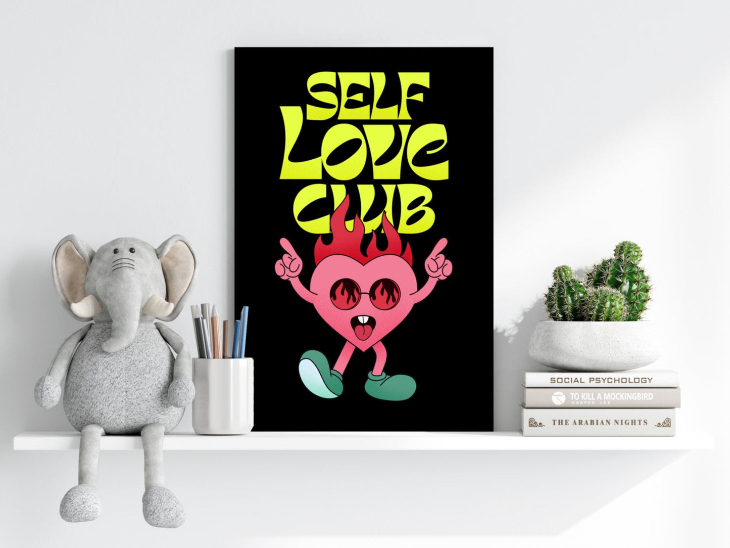 Self Love Metal Wall Art