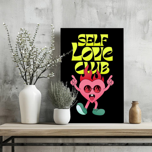Self Love Metal Wall Art