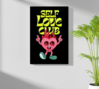 Self Love Metal Wall Art