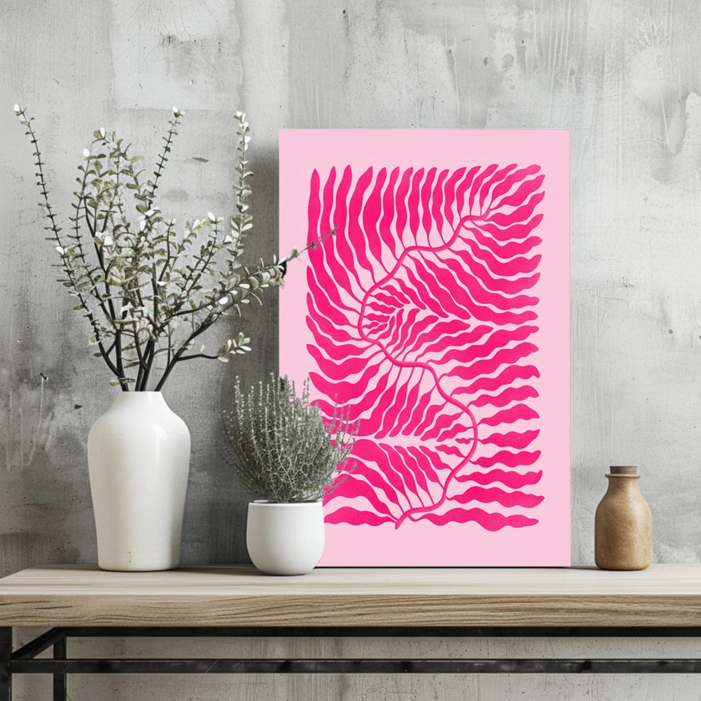 Abstract Flower Metal Wall Art