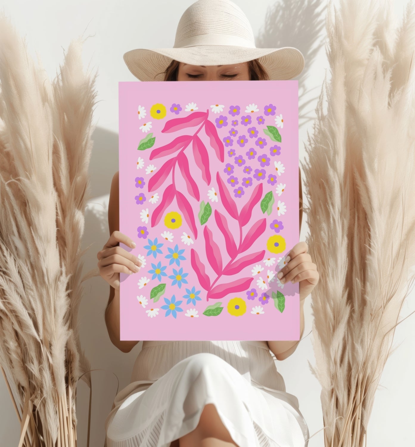 Abstract Flower Metal Wall Art
