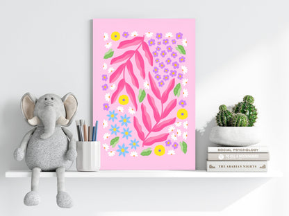 Abstract Flower Metal Wall Art