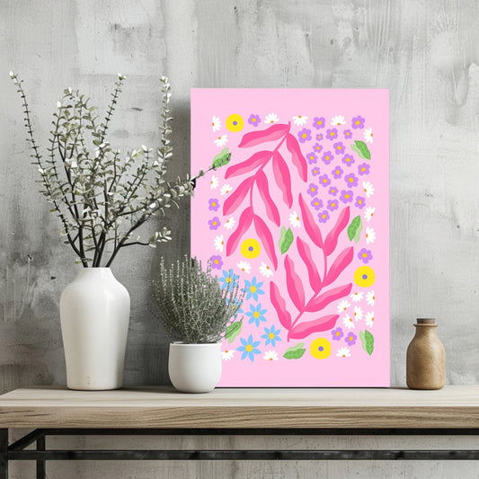 Abstract Flower Metal Wall Art