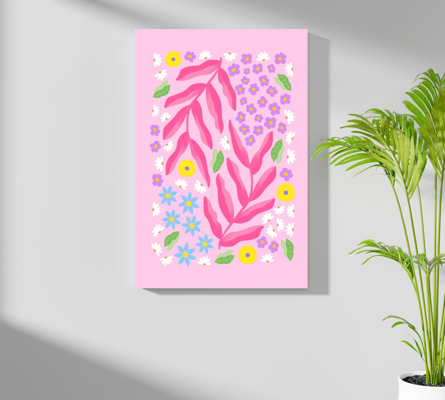 Abstract Flower Metal Wall Art